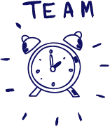 Team work clock